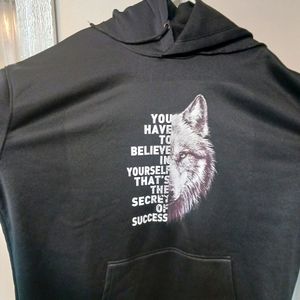 Men plus size fleece hoodie